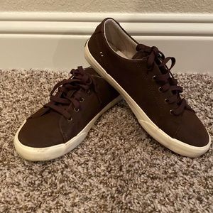 Brown leather Sherry sneaker - womens 8